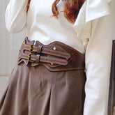 Steampunk wide belt