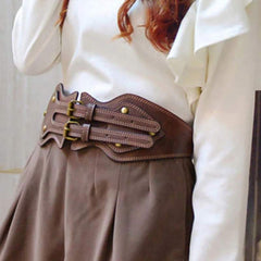 Steampunk wide belt