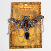 Steampunk beetle necklace