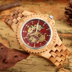 Wooden Steampunk watch