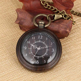 Wodden Steampunk pocket watch