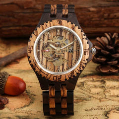 Wooden Steampunk watch