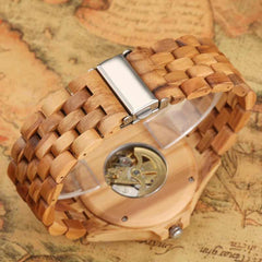 Wooden Steampunk watch
