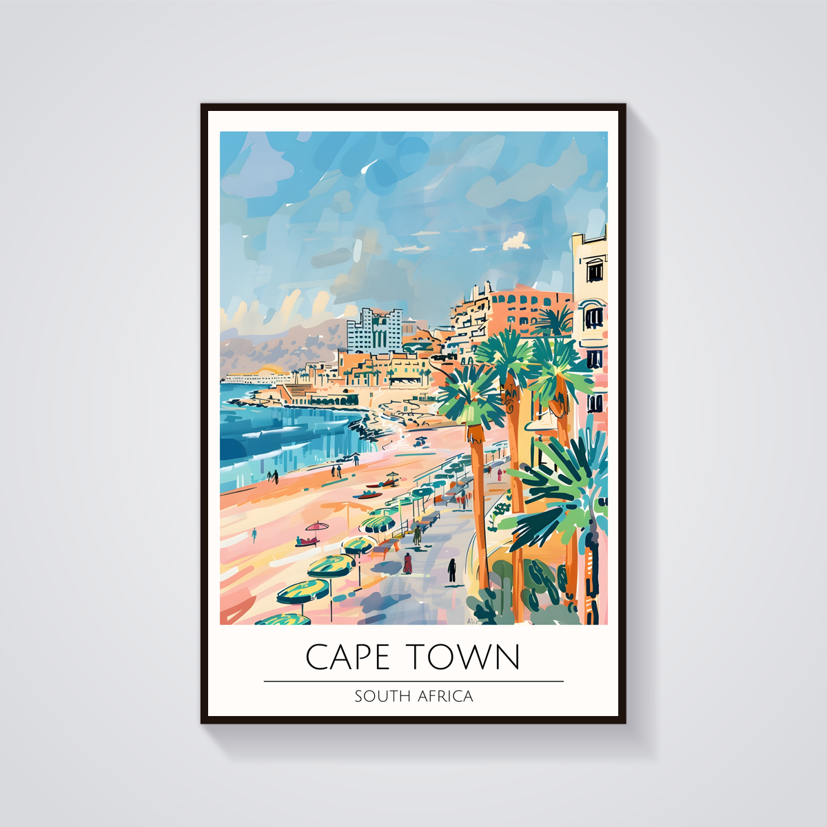 Cape Town Beach Poster