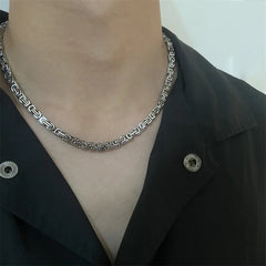 Chain Link Silver Necklace