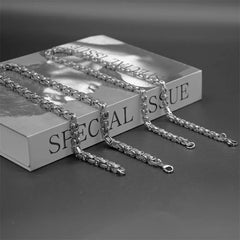 Chain Link Silver Necklace