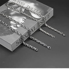 Chain Link Silver Necklace