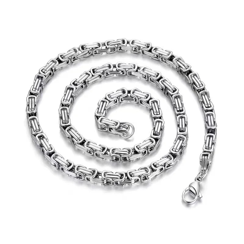 Chain Link Silver Necklace