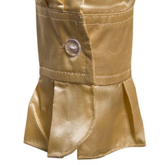 Golden satin steampunk shirt