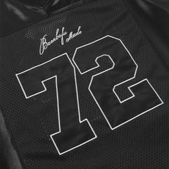 Embroidered Star Patchwork Y2K Mesh Football Jersey