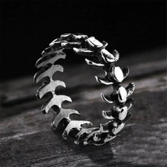 Vertebrae Band Ring