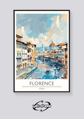 Florence Ponte Vecchio Poster