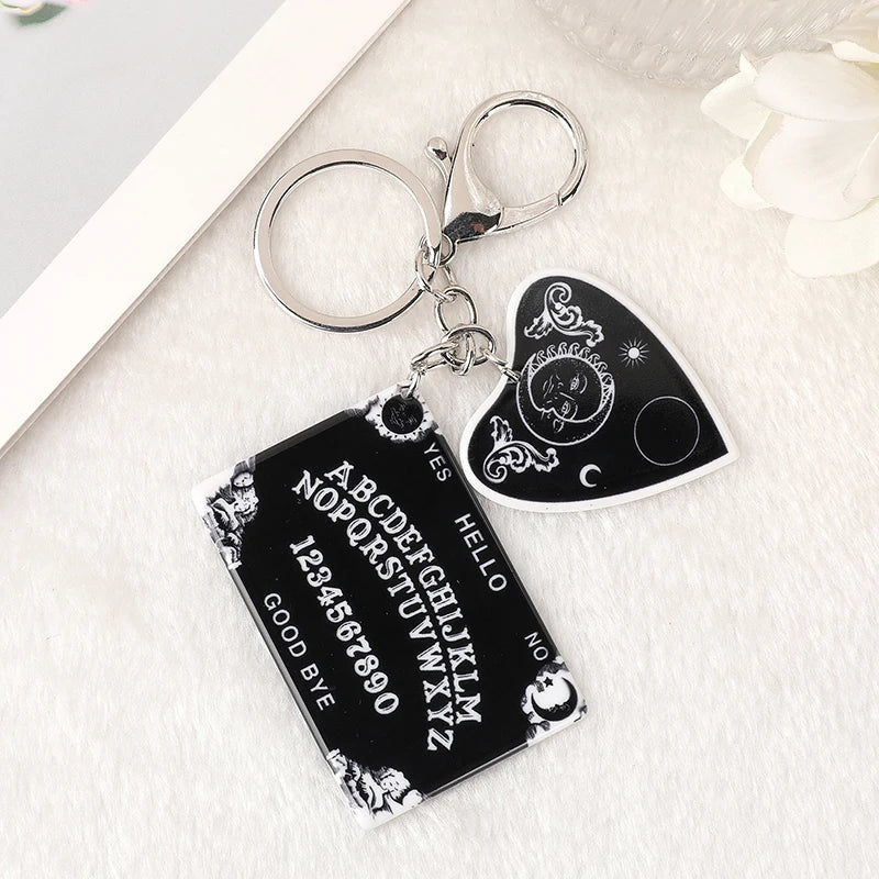 1Pc Ouija Planchette Keychain