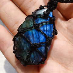Natural Labradorite Moonstone Necklace