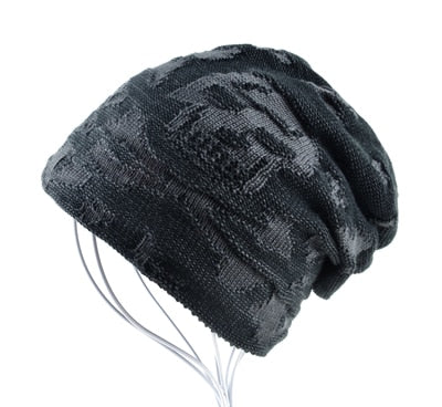 Casual Alt Goth Skull Pattern Beanie