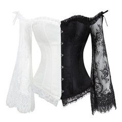 'Witchery' Black and white corset