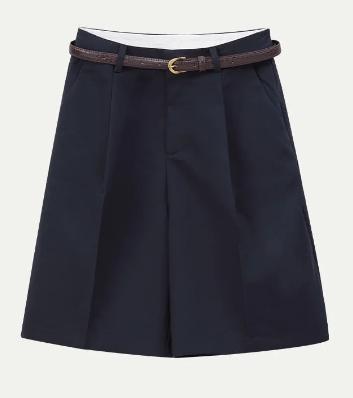 High Waist Y2K Bermuda Shorts