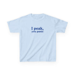 I Peak, You Panic Brat Baby Tee