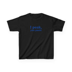 I Peak, You Panic Brat Baby Tee