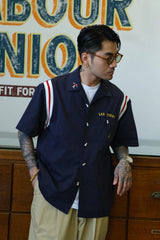 Las Vegas Embroidered Y2K Bowling Work Shirt