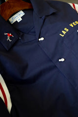 Las Vegas Embroidered Y2K Bowling Work Shirt