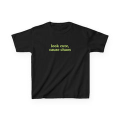 Look Cute Cause Chaos Brat Baby Tee