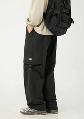Mens Outdoor Y2K Parachute Trousers