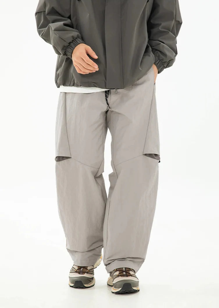Mens Outdoor Y2K Parachute Trousers
