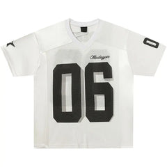 Mesh "06" Graphic Y2K Football Jersey