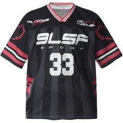 Oversized Mesh Y2K Racing Jersey