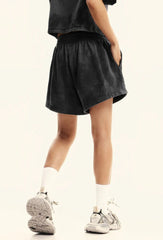 Rerto Womens Y2K Cotton Gym Shorts