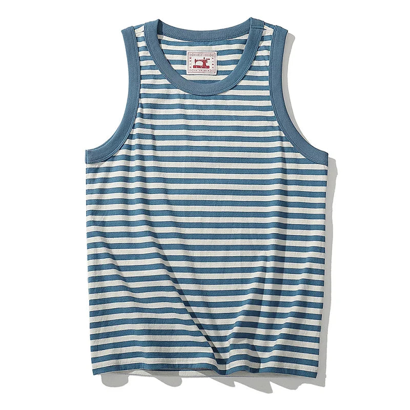Retro Y2K Striped Tank Top