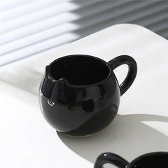 Gothic Black 1PC Cat Ceramic 380ml/13oz Mug