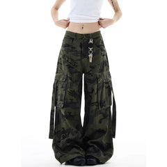 Retro Harajuku Baggy Camouflage Pants