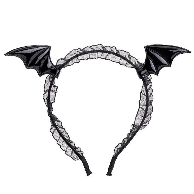 Lace wings headband
