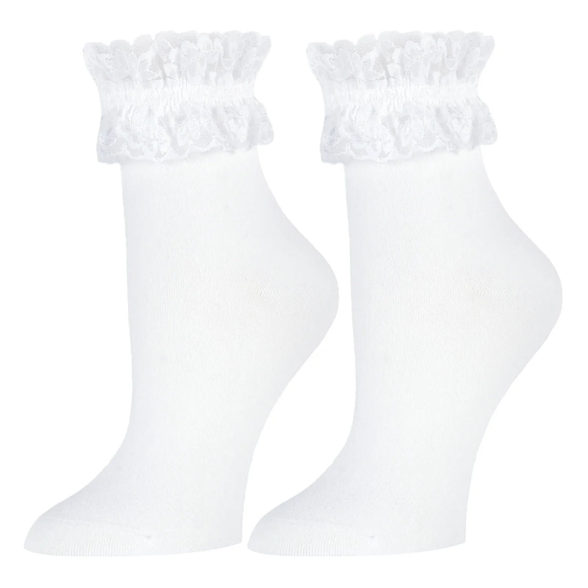 Lolita Kawaii Lace Ruffle Frilly Ankle Socks