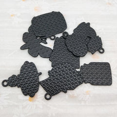 Halloween Themed Skull Charm Enamel Pins