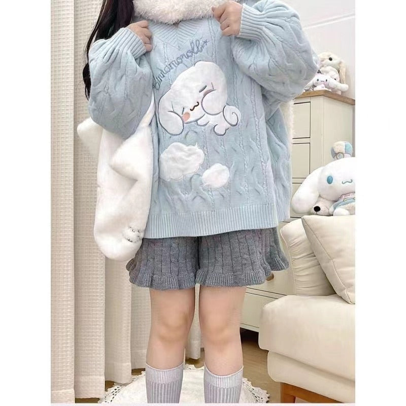 Sleepy Puppy Knit Sweater