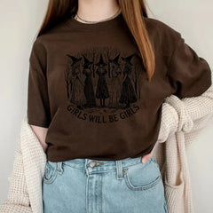 'Girls will be Girls' Goth Dark Witches T-Shirt