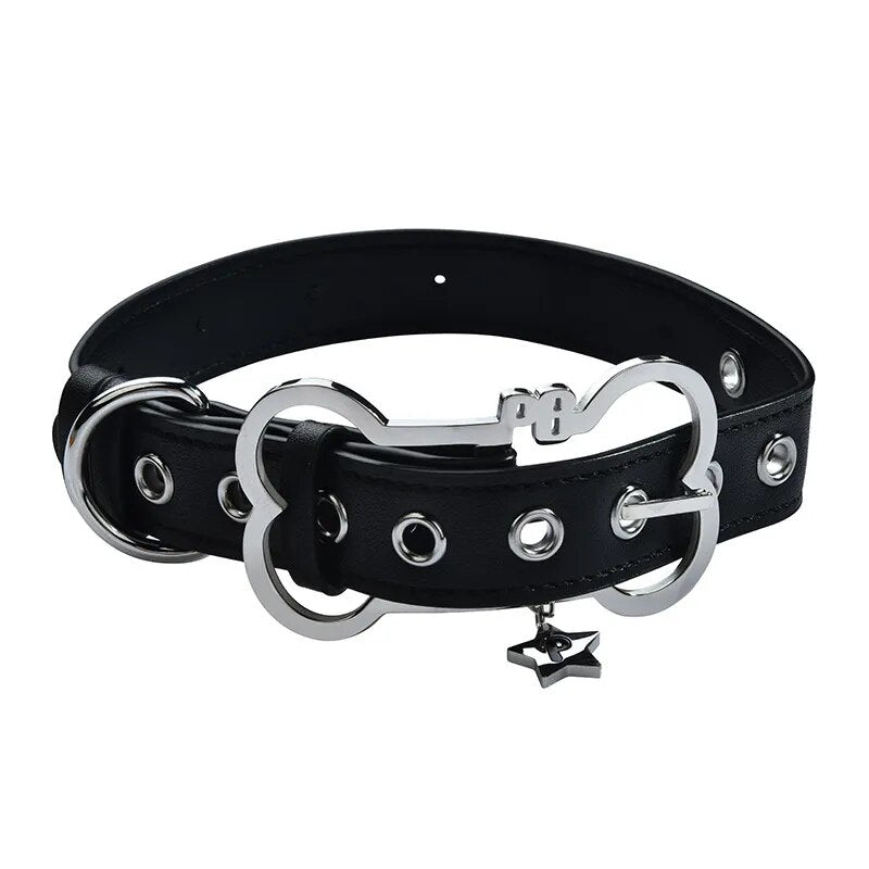 Puppy Bone Choker Necklace