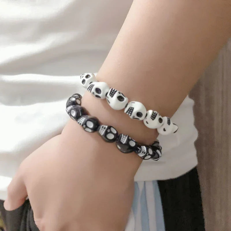 Retro Punk Goth Skull Skeleton Bracelets