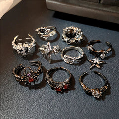 Goth Alt Grunge Rings