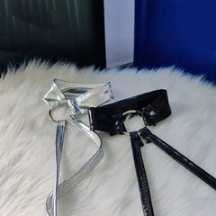 Goth Black Arm Straps