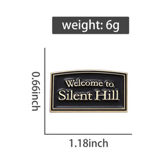 Dark Goth Horror Enamel Pin