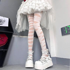 Gothic Anime Lolita Soft Velvet Tights