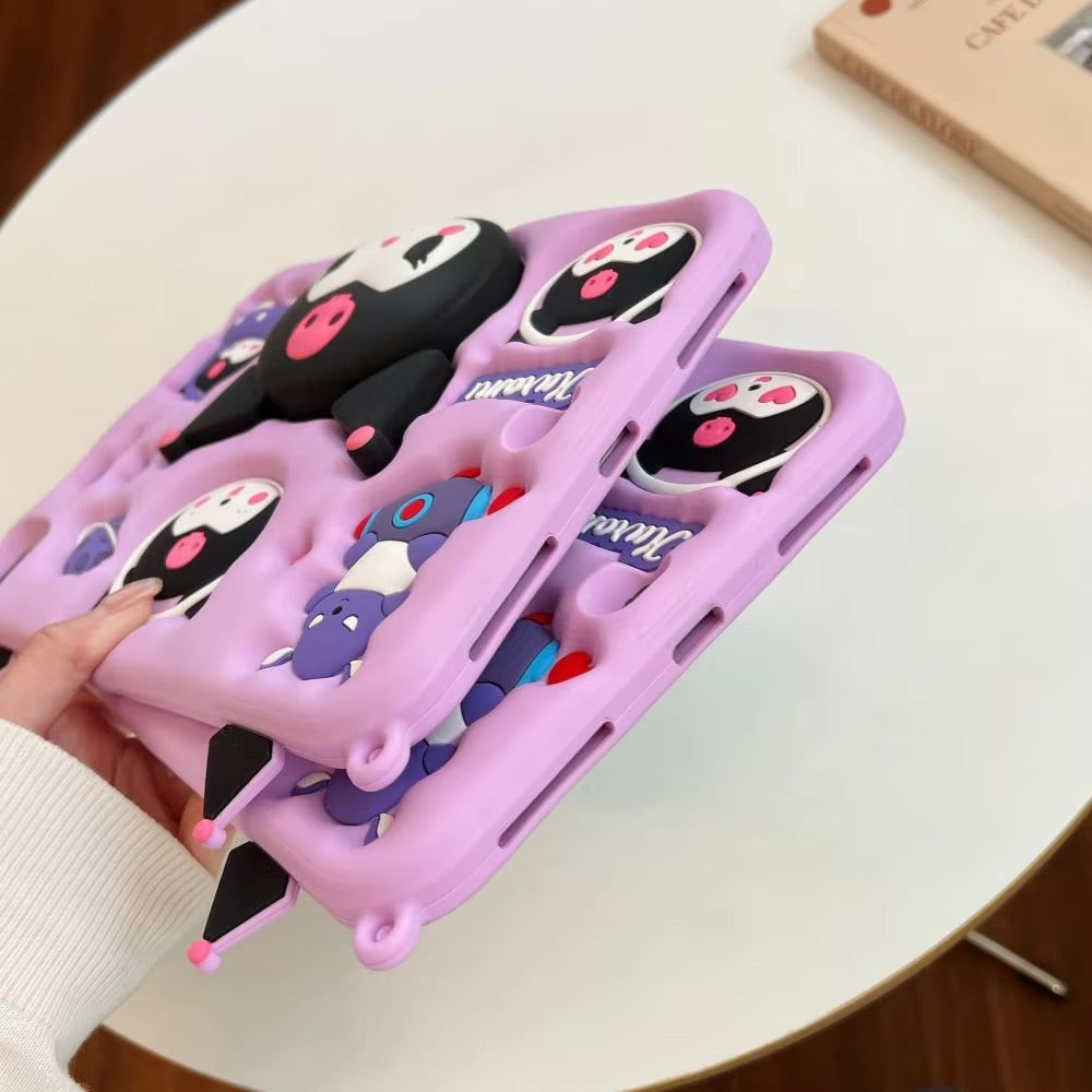 3d Pink Kitten iPad Case