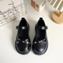 Black Lolita Mary Janes Shoes