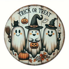 Trick or Treat Wooden Hanging Sign For Doors or Walls