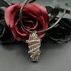 Black Coffin Rope Necklace