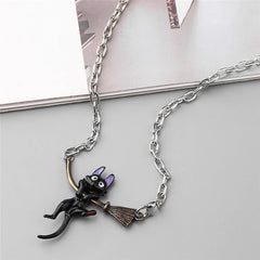 Anime Black Cat Necklace Choker